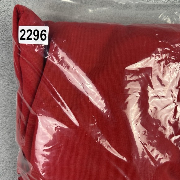 Diesel Hoodie Mens XXL 2XL Red Pullover Graphic Logo Only The Brave Sweatshirt - Picture 14 of 14